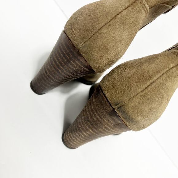 Clarks Indigo Women Heel Booties Shoes Size 7M - Picture 3 of 5